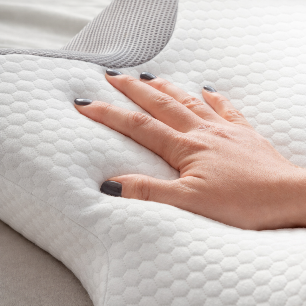Oreiller ergonomique - soutien cervical & nuits réparatrices